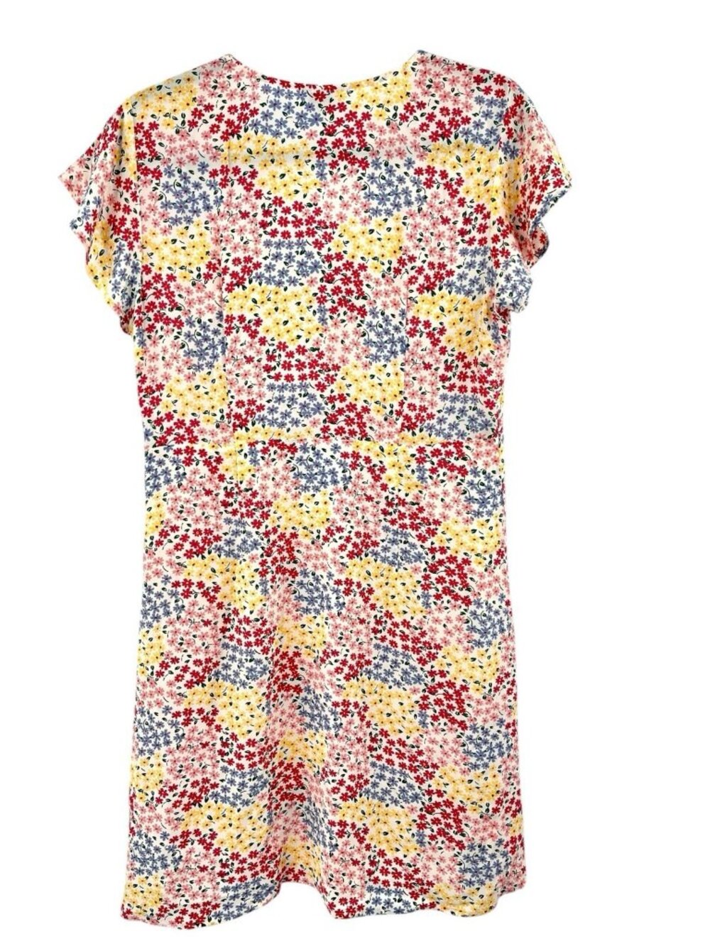 RAILS Women's Helena Flower Meadow Short Sleeve Button Down Shirt Dress Medium - Picture 9 of 9